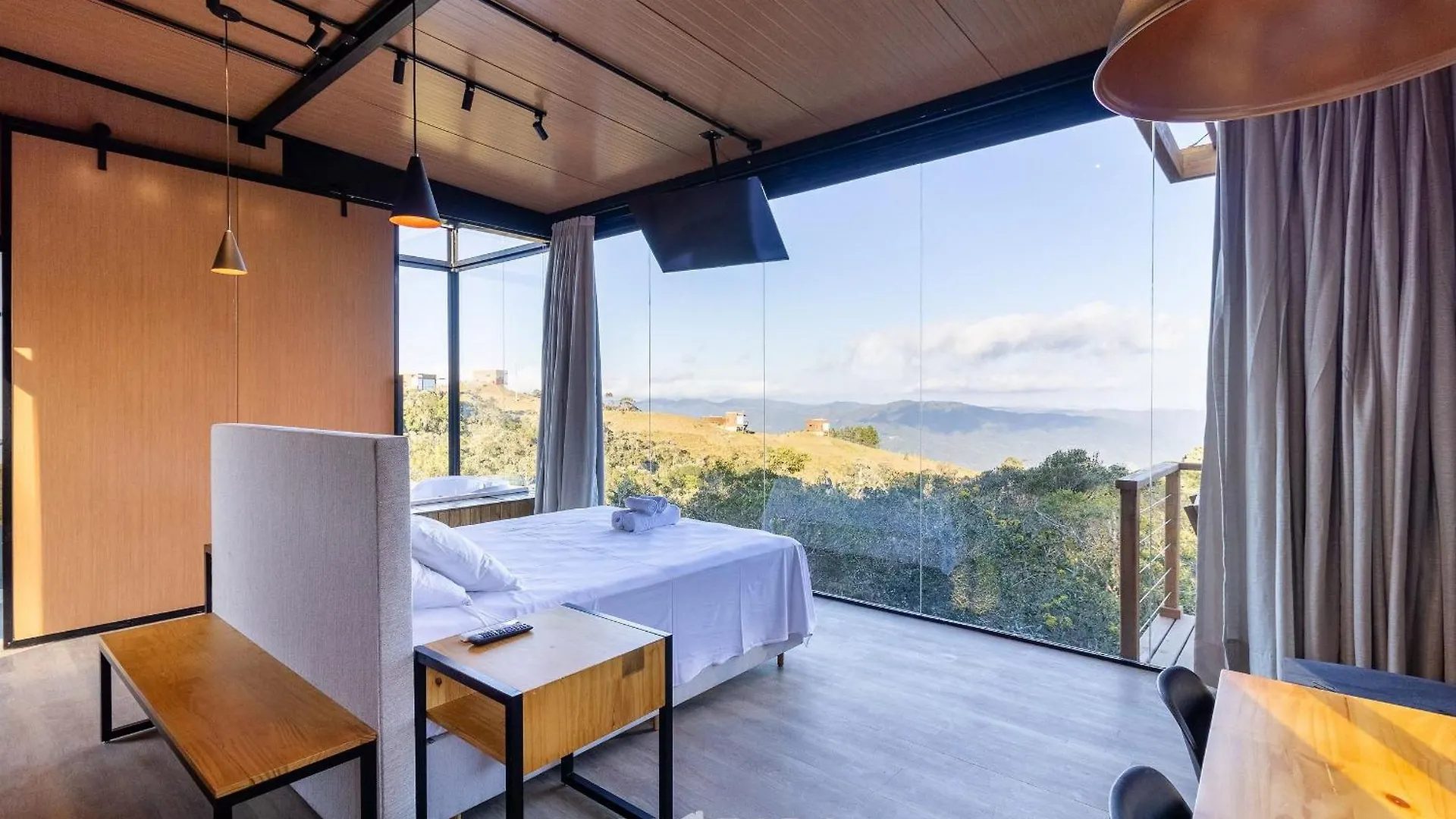 Daire Cabana C/ Jacuzzi E Vista Para As Montanhas Vst031 Anitápolis Brezilya